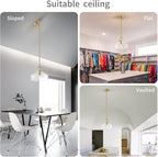 Chandelier Rustic Farmhouse Industrial Round Ceiling Pendant LED