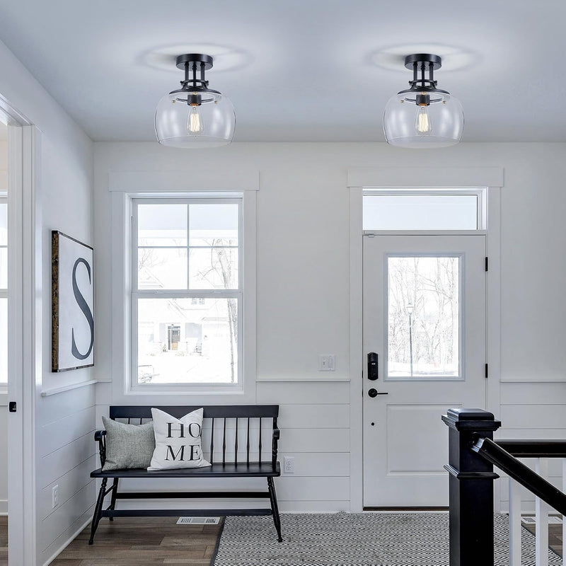 Chandelier Rustic Farmhouse Industrial Round Ceiling Pendant LED