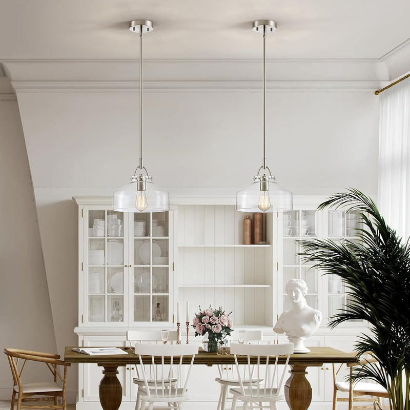 Chandelier Rustic Farmhouse Industrial Round Ceiling Pendant LED