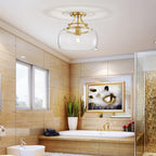 Chandelier Rustic Farmhouse Industrial Round Ceiling Pendant LED
