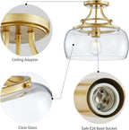Chandelier Rustic Farmhouse Industrial Round Ceiling Pendant LED