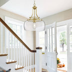 Chandelier Rustic Farmhouse Industrial Round Ceiling Pendant LED