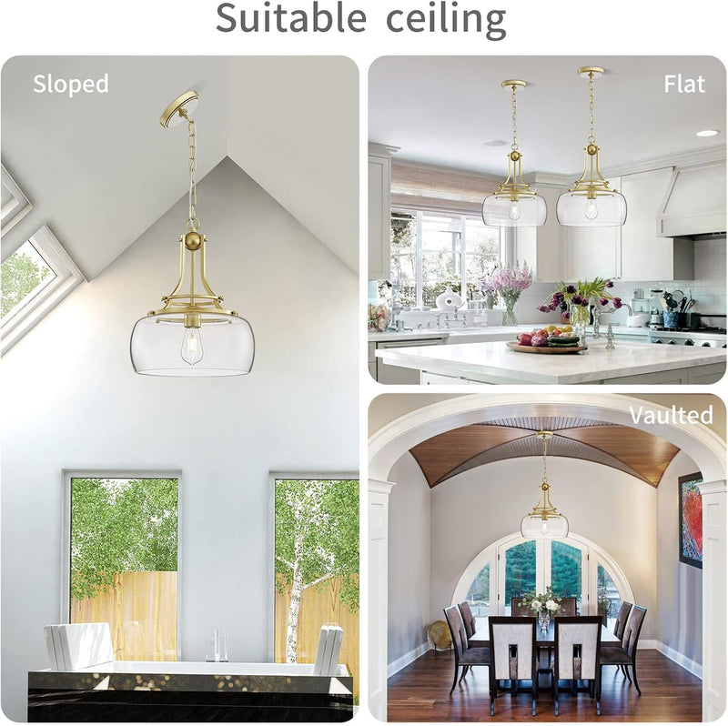 Chandelier Rustic Farmhouse Industrial Round Ceiling Pendant LED