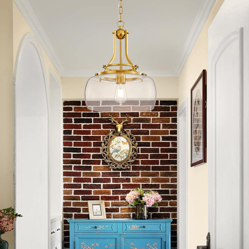 Chandelier Rustic Farmhouse Industrial Round Ceiling Pendant LED