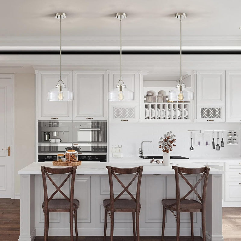Chandelier Rustic Farmhouse Industrial Round Ceiling Pendant LED