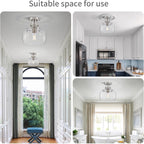Chandelier Rustic Farmhouse Industrial Round Ceiling Pendant LED