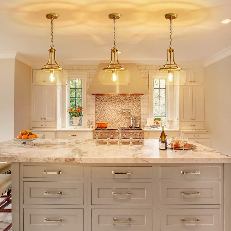 Chandelier Rustic Farmhouse Industrial Round Ceiling Pendant LED