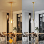 Chandelier Rustic Farmhouse Industrial Round Ceiling Pendant LED
