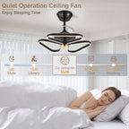 Chandelier with Fan Modern: 8 Lights Milky Globe