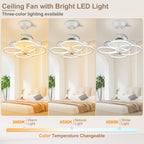 Chandelier with Fan Modern: 8 Lights Milky Globe