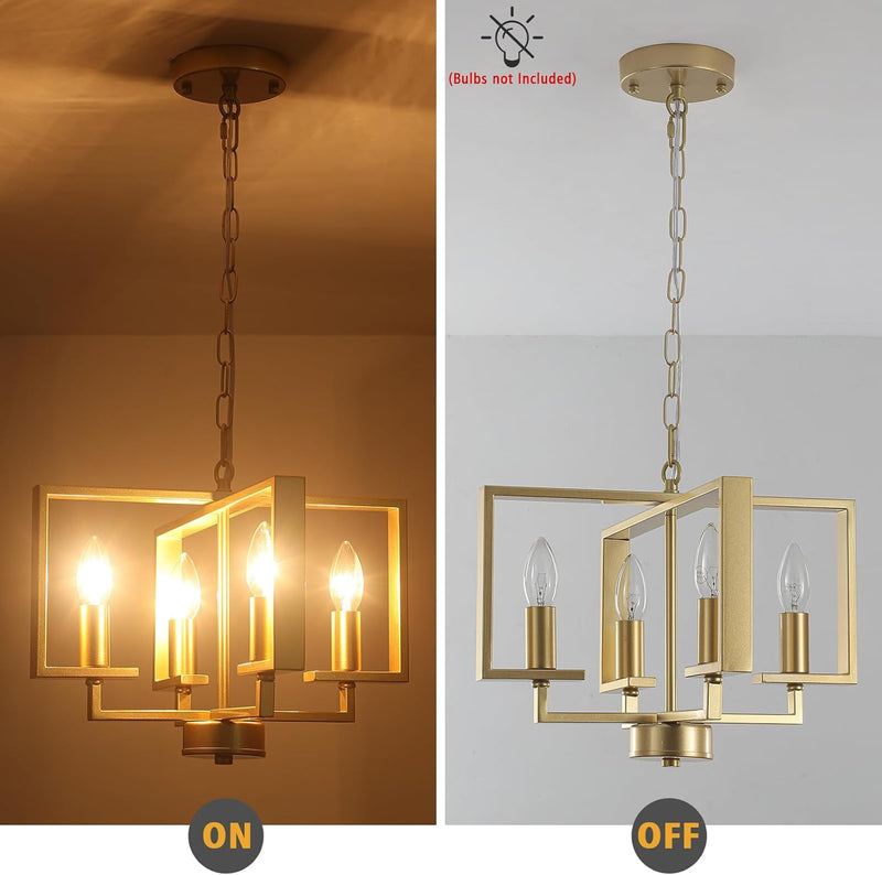 Chandeliers Ceiling Light 15” Imitation Wood Grain Pendant
