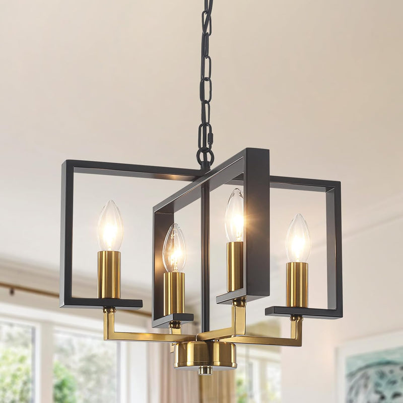 Chandeliers Ceiling Light 15” Imitation Wood Grain Pendant