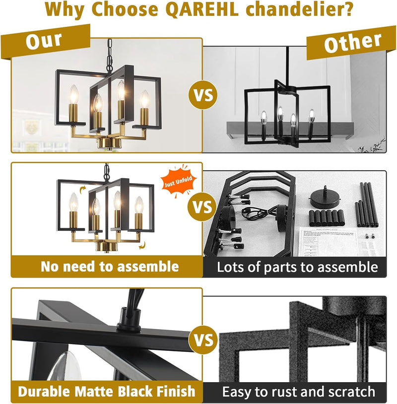 Chandeliers Ceiling Light 15” Imitation Wood Grain Pendant