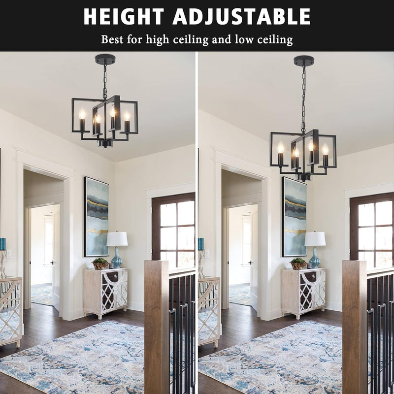 Chandeliers Ceiling Light 15” Imitation Wood Grain Pendant