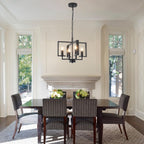 Chandeliers Ceiling Light 15” Chandelier Imitation Wood Grain