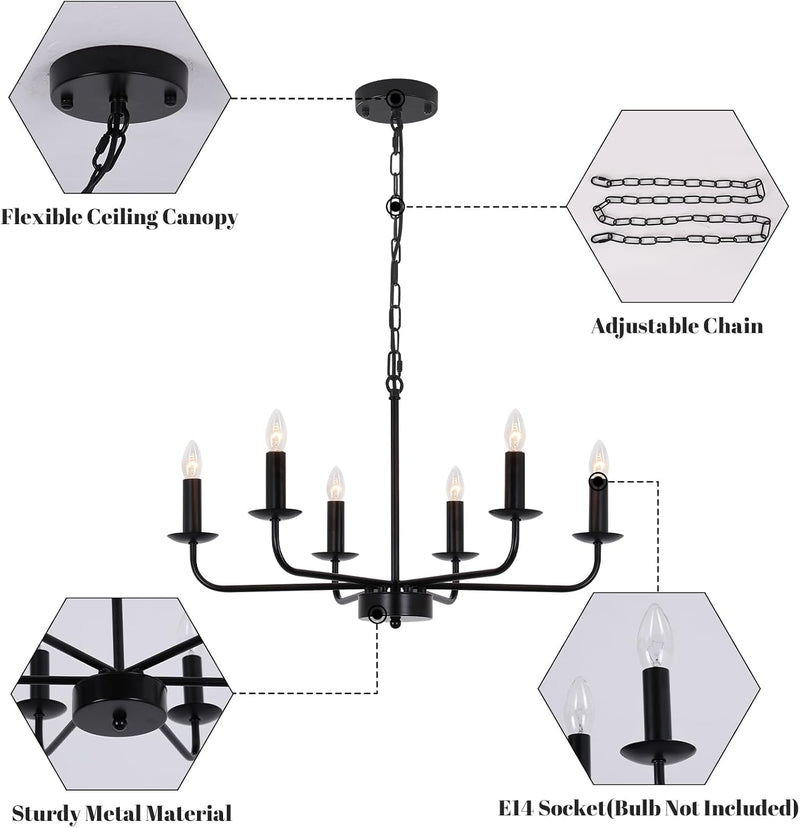 Chandeliers Ceiling Light 6 Lights Pendant Lighting