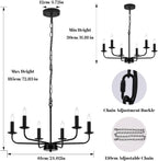 Chandeliers Ceiling Light 6 Lights Pendant Lighting