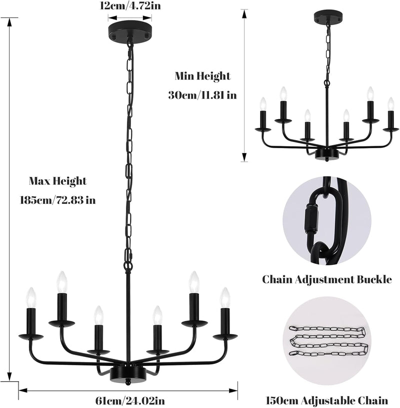 Chandeliers Ceiling Light 6 Lights Pendant Lighting