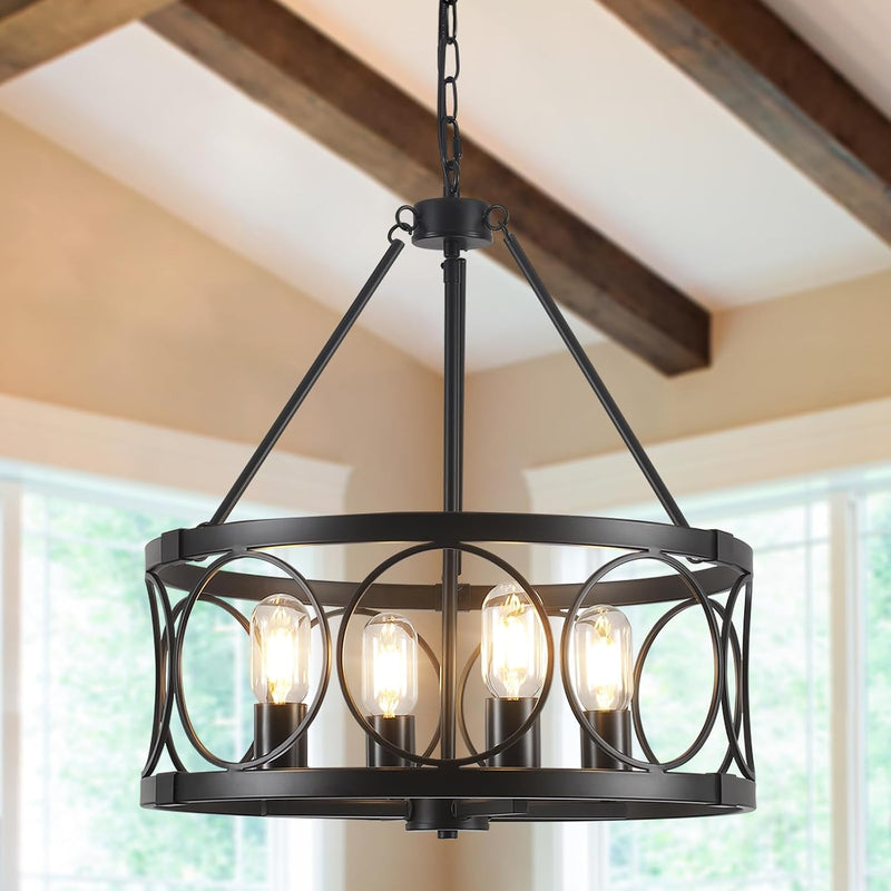 Chandeliers Ceiling Light 8 Lights Wagon Wheel Chandelier
