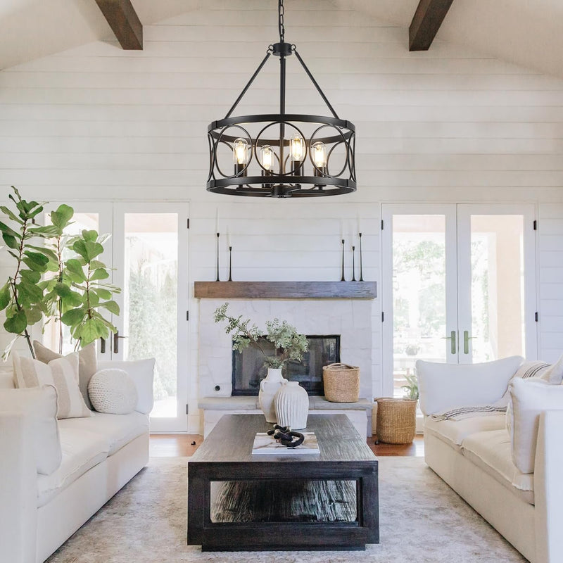 Chandeliers Ceiling Light 8 Lights Wagon Wheel Chandelier