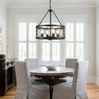 Chandeliers Ceiling Light 8 Lights Wagon Wheel Chandelier