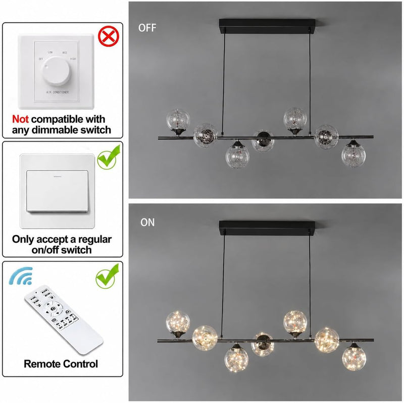 Chandeliers Ceiling Light Dimmable LED Kitchen Island Lights