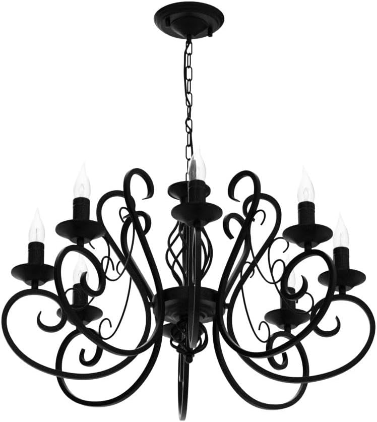 French Country Chandelier Shabby Chic Vintage 8 Lights
