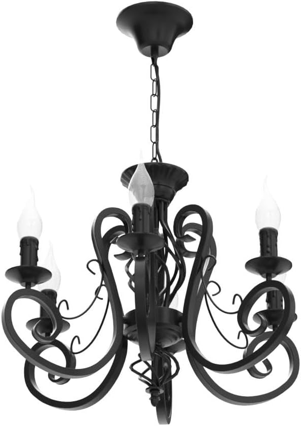 French Country Chandelier Shabby Chic Vintage 8 Lights