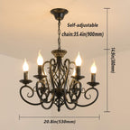Chandeliers Ceiling Light Vintage French Country Style Shabby
