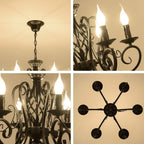 Chandeliers Ceiling Light Vintage French Country Style Shabby