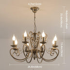 Chandeliers Ceiling Light Vintage French Country Style Shabby