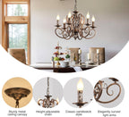 Chandeliers Ceiling Light Vintage French Country Style Shabby