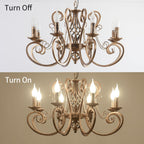 Chandeliers Ceiling Light Vintage French Country Style Shabby