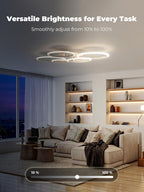 Chandeliers Ceiling Light with Remote Control App LED