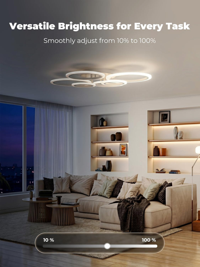 Chandeliers Ceiling Light with Remote Control App LED