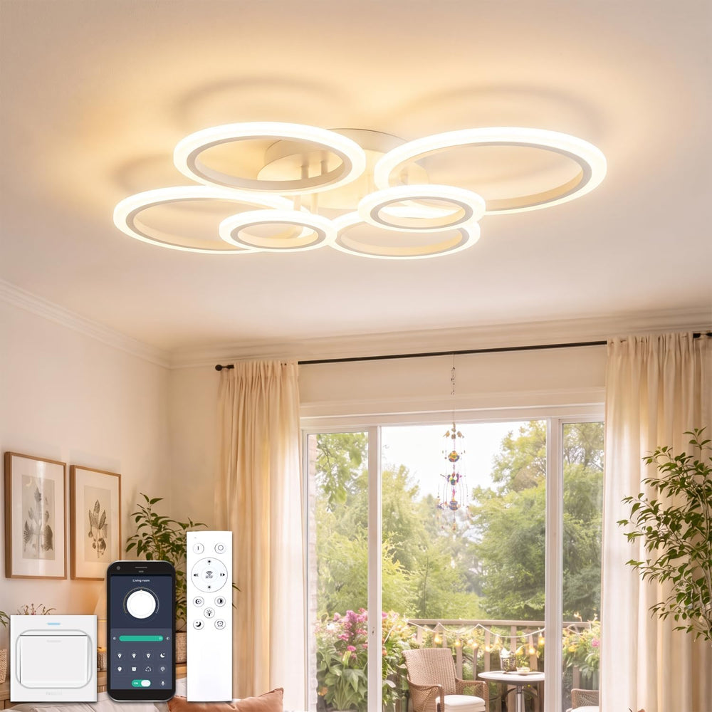Chandeliers Ceiling Light with Remote Control App LED