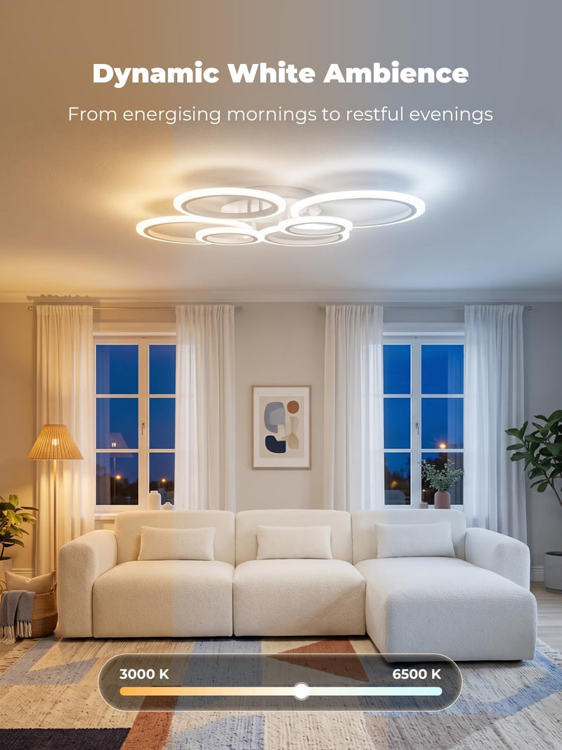 Chandeliers Ceiling Light with Remote Control App LED