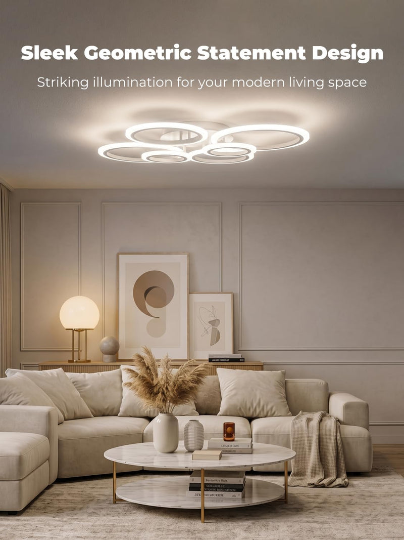Chandeliers Ceiling Light with Remote Control App LED