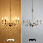 Chandeliers Ceiling Lights 6 Modern Crystal Chandelier