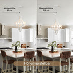 Chandeliers Ceiling Lights 6 Modern Crystal Chandelier