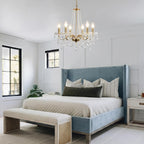 Chandeliers Ceiling Lights 6 Modern Crystal Chandelier