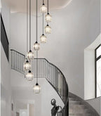 Chandeliers for High Ceilings Modern Crystal Pendant Light
