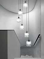 Chandeliers for High Ceilings Modern Crystal Pendant Light
