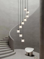 Chandeliers for High Ceilings Modern Crystal Pendant Light