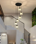 Chandeliers for High Ceilings Modern Crystal Pendant Light