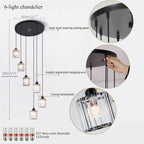Chandeliers for High Ceilings Modern Crystal Pendant Light