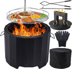 Changemoore Smokeless Fire Pit 19.6'' Triple Burn