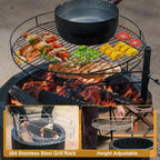Changemoore Smokeless Fire Pit 19.6'' Triple Burn