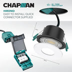 Chapman Hirono Pro 4W 6W Fire Rated Downlights (8 Pack)