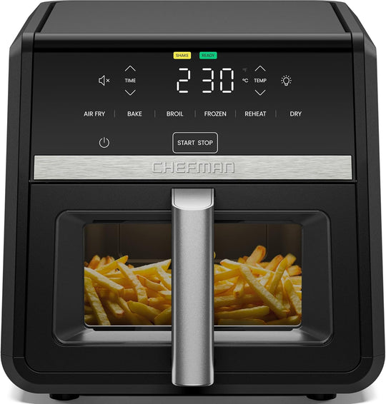 6-In-1 8.5L Air Fryer 230degreesc Xl Windowed Basket